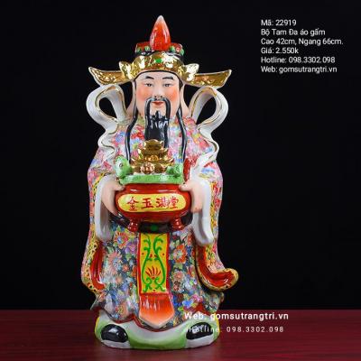 Tượng tam đa cỡ trung cao 42cm